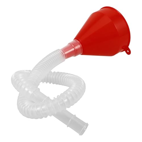 Sandfren Car Fuel Funnel with Long Hose Flexible Wide-Mouth Vehicle Engine Oil Gas Funnel Automotive Gasoline Diesel Transmission Change Accessories Universal for SUV Sedan Pickup