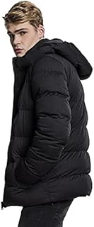 جاكيت بامب اسود بسوسته وكابيشو قابل للإزالة - للجنسين