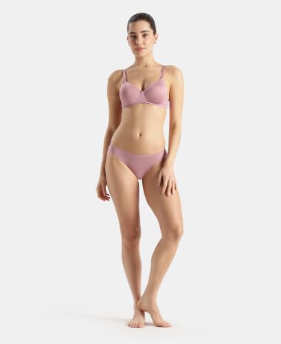 Image of Jockey 1803 Women Medium Coverage Micro Modal Elastane Stretch Bikini with Concealed Waistband and StayFresh Treatment