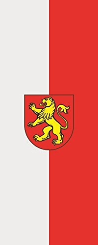 Drapeau Dusslingen 120x300 cm : Célébrez l'histoire avec ce pavillon vertical