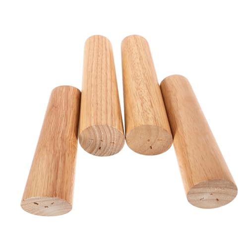 Patas de muebles de repuesto que elevan sofás y armarios con madera de roble resistente 2