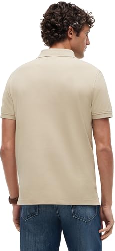 Tommy Hilfiger Herren Poloshirt Kurzarm 1985 Regular Fit, Beige (Sandalwood), S – Ansicht 2