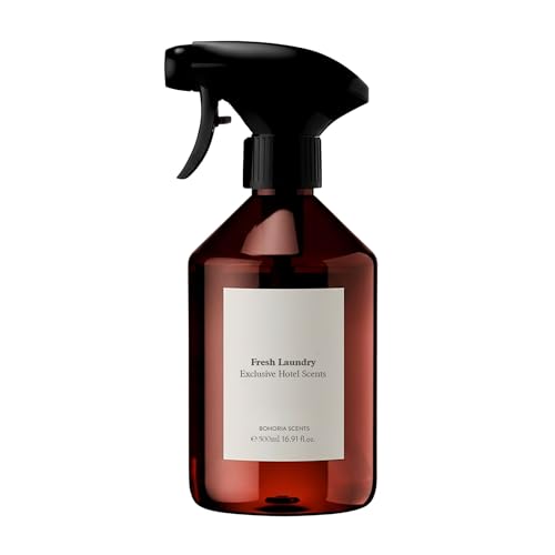 BOHORIA Ambientador para habitación Hotel Scents Air Spray 500 ml – Ambientador para Boutique Hotel Feeling – Home Perfume Ambientador (Fresh Laundry)