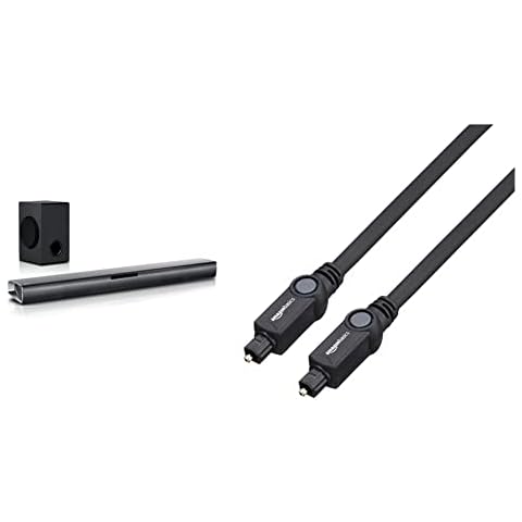 LG Sj2 - Barra De Sonido Inalá con Subwoofer Inalámbrico y Cable Óptico de Audio Digital Toslink Cover