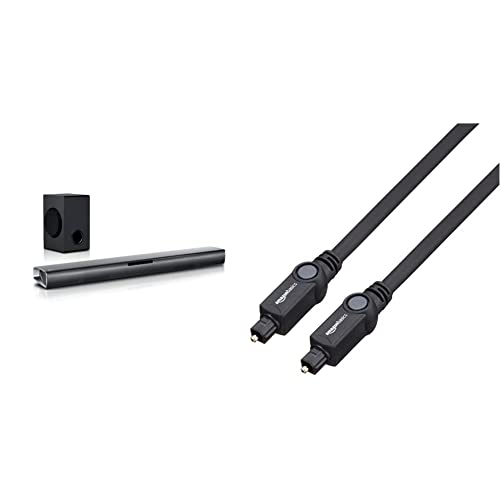 Torres De Sonido Lg Lg Sj2 - Barra De Sonido Inalá (2.1 Channels, 160 W, 60 W, 10 Cm, 100 W, Inalámbrico Y Alámbrico) + Amazon Basics - Cable...