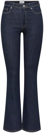 ONLY Female Flared fit Jeans ONLWAUW Hohe Taille Flared Jeans | Flared fit jeans