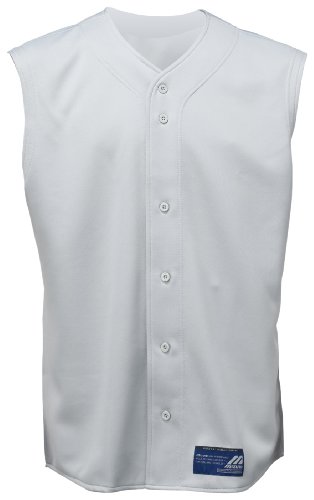 Maillot de baseball sans manches Mizuno pour homme avec boutons