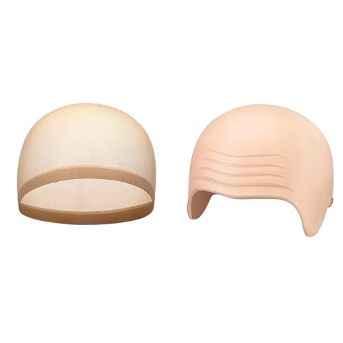 Bald Cap,Cosplay Caps with Hair Net Pitbull Costume Bold Hat Balds Wig Headgear Fancy Dress Latex Accessory Adhesive Clown Hood Outfit Fake Professional Laughing Accessories,for Halloween Adults Men Bald Cap,Cosplay Caps with Hair Net Pitbull Costume Bold Hat Balds Wig Headgear Fancy Dress Latex Accessory Adhesive Clown Hood Outfit Fake Professional Laughing Accessories,for Halloween Adults Men