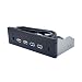Produktbild Jiqoe Multifunktionale 5 25" Media Dashboard USB Front Panel PC Desktop 5 25" Bay USB3.0/2 0 19Pin 9Pin