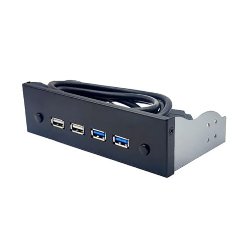 Panel frontal USB placa base y adaptador de bahía interna para PC