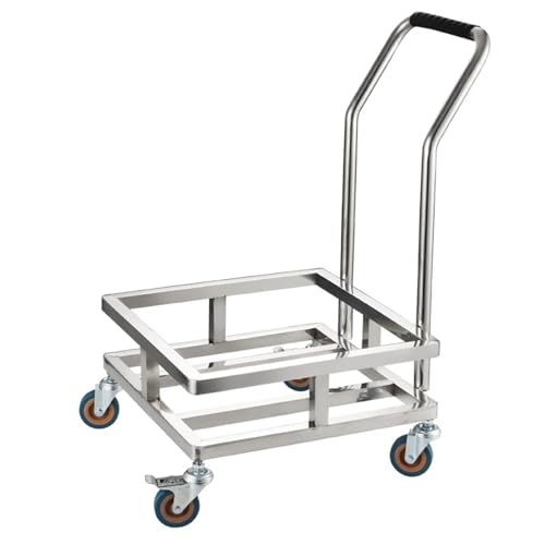 Schwerer Du-Fass Dolly Wagen mit Rollen – Rollender Weinfassständer, Mülleimer, Roller, Autowascheimer, Fritteuse, Fettbeweger, Wasserkrug für einfachen Transport