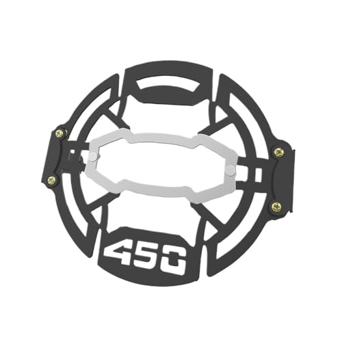 Guerrilla couvercle protection phare moto Himalayan 450 grille robuste