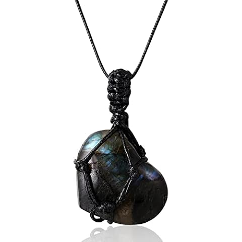 HALUKAKAH Moonstone Men's Necklace Vintage Jewelry Cover