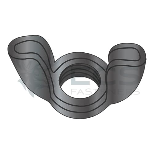 Generic 8-32 Stamped Wing Nut Black Oxide and Oil - ECS-08NWSB