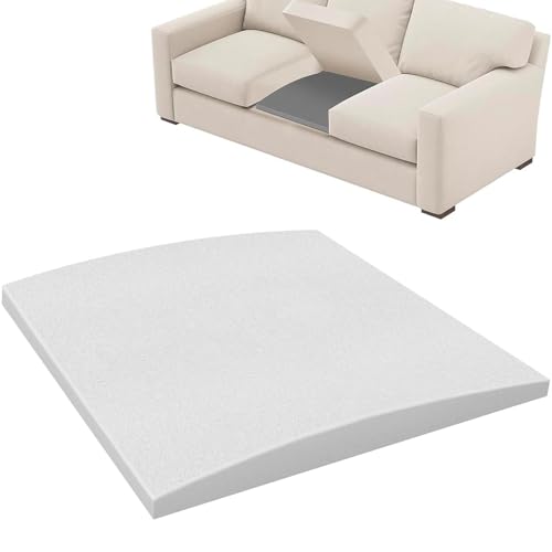 Bianca,23.6x23.6 in,Supporto per Cuscino per Divano, Cuscino di Ricambio per Sedile del Divano, Cuscino Rialzato per Sedia per Adulti, per Divano Angolare, Divano Letto, Divani