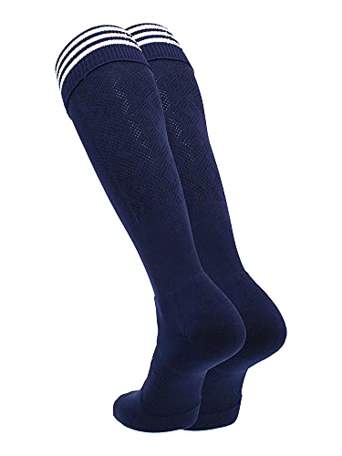 Premier Soccer Socks with Stripes & Fold Down Top - For Men, Women, Boys & Girls2