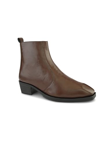 Image of Big Fox Men's Classic Cuban Boots | Premium Ankle-Length Boots | Stylish, Durable & Comfortable