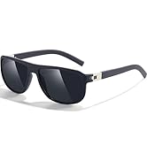 UNIEOWFA Lightweight TR90 Polarized Sunglasses for Men UV Protection Driving Fishing Goggles Sun ...
