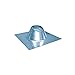 Imperial Manufacturing Roof Flashing Adjustable, Single Wall 8 " Dia. Galvanized 28 Ga Steel