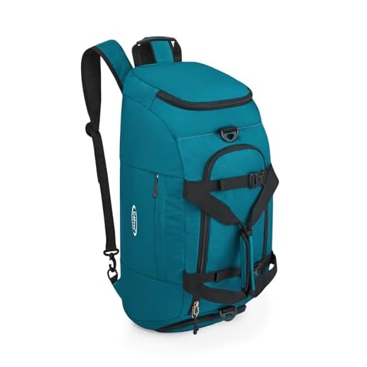 G4Free 3-Vägs Resa Duffel Ryggsäck 40L Bärkassar för Resan Stort Bagage Gym Väska Sport Utomhusryggsäck med Skofack