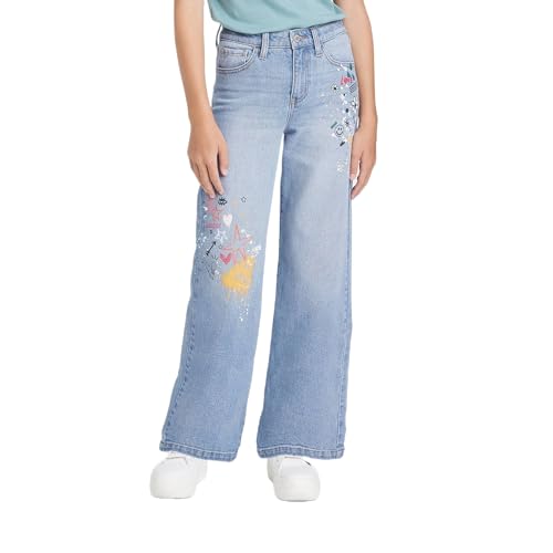 art class Girls' High-Rise Wide Leg Jeans -