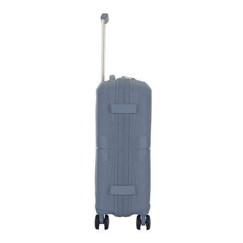 Image of American Tourister AIRCONIC2.0 SP 55 cm Small Cabin Polypropylene (PP) Hard 8 Wheels Spinner Luggage /Suitcase /Trolley Bag for Travel (Gray)