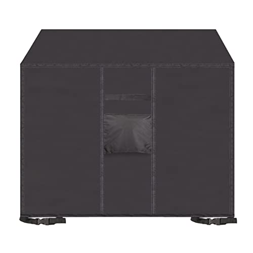 Redfire Patio Table Meubles Couverture 90x90x40cm,Coupe-Vent Bâche de Protection de Table Jardin avec Bouches d'aération Housse de Table Extérieur Bâche 420D Oxford pour Table Basse,Noir Cover