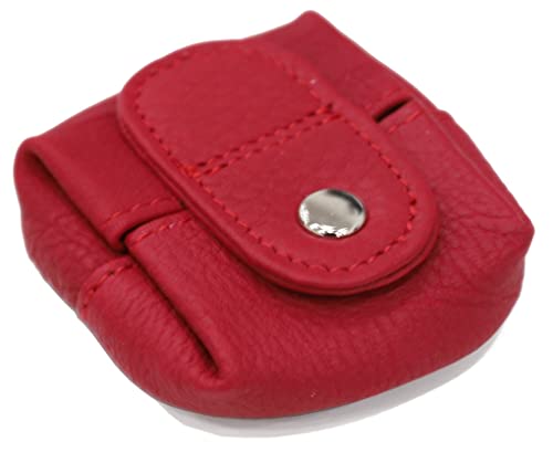 Mini borsellino Van Der Rich ® - Portamonete Piccolo Pelle - Donna/Uomo (Rosso)