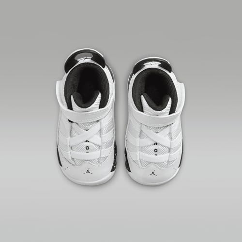 Jordan 6 Rings Baby/Toddler Shoes (323420-111, White/White/Black) Size 104