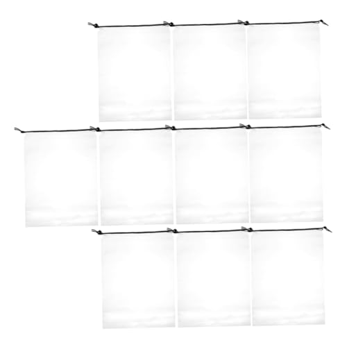 VALICLUD 10stücke Transparente Schuhbeutel Mit Kordelzug Für Hotel Und Aufbewahrung Im Kleiderschrank Für Ordnung Und Schutz Ihrer Schuhe