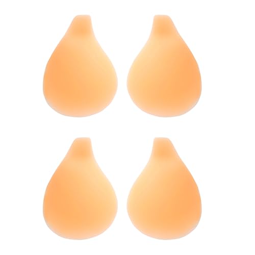 Adhesive Bra Invisible Sticky Strapless Push up Backless Reusable Silicone Covering Nipple Bras Dark Nude