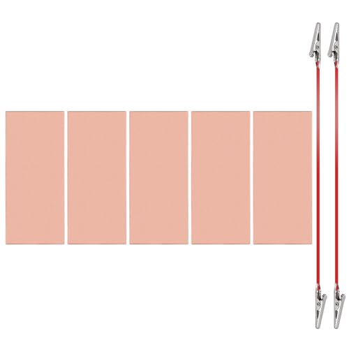 Jeu d'electrodes en cuivre PATIKIL 30x150mm pour vos projets scientifiques à la maison
