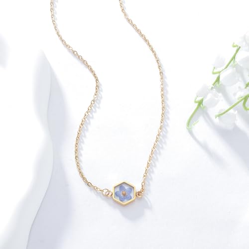 PARTNER Miscarriage Jewelry Gift for Women Forget Me Not Seed Memorial Necklace Embryo Loss Keepsake Gifts for Pregnancy Loss Grief Sympathy Necklace Gift for Women 5