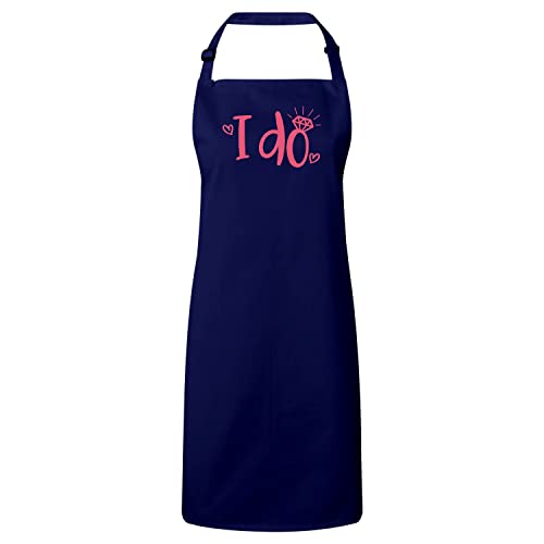 Tablier Cuisine Navy I Do cadeau mariage idéal pour les futurs mariés amateurs de gastronomie