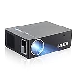 UUO Native 1080P Projector P6 Upgraded Projector,Support 4K HD Video 300' Display Zoom ±50° Digital Keystone,Compatible with TV Stick,PS4,X-Box,Laptop,iPhone Android for Home Theater(Brushed Silver)