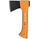 Fiskars Freizeitbeil, Inklusive Klingen- und Transportschutz, Länge 23 cm, Antihaftbeschichtet, Orange, X5-XXS & Handsäge für frisches Holz, Grobzahnung, Sägeblattlänge: 16 cm, Schwarz/Orange