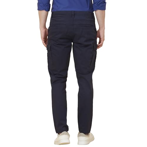 Image of Being Human Beige Cropped Fit Chinos for Men Clothing