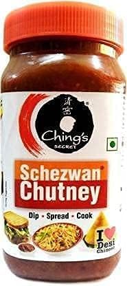 Chings Schezwan Chutney 1kg Pack of 1 Spreading Chutney Spicy Dip with Starters Makes Your Food Tantalizing and Delicious pack of 1