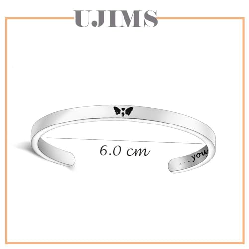 UJIMS Inspirational Quote Gift Mental Health Awareness Bracelet for Depression Suicide Prevention2