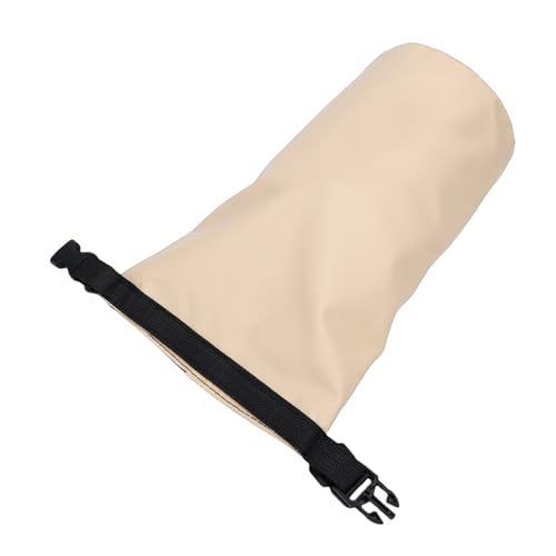 Bolsa seca impermeable de 2L con cierre enrollable, bolsillo con cremallera y hebilla, bolsa de nylon marina para camping, senderismo, mochilero y kayak de 12.2x10.63x4.53 pulgadas (Marrón) miniatura 7
