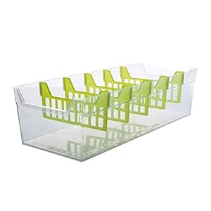 BranQ Küchenorganizer Aufbewahrung Gewürz Box Kiste Küchen Organizer Gewürzbehälter (Transparent)