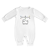 [ロニコン] ロンパース ベビー服 アンダーテール サンズ 犬 ベビーロンパース 赤ちゃん服 パジャマ 新生児服 カバーオール 長袖 子供服 男の子 女の子 18-24M