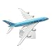 MOOKEENONE 16cm Korean Air A380 Model Plane Model Simulation Aircraft Model Aviation Model Aircraft Kits for Collection and Gift