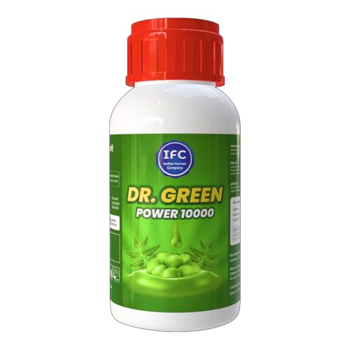 IFC Dr Green Power Neem Oil for Plants | 1 litre for outdoor and indoor plants | Cold-Pressed Organic Solution for Fungus, Sucking Pests & Caterpillars