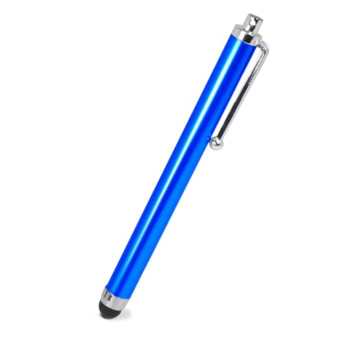OcioDual Stylet Tactile pour écrans Tactiles, Bleu Clair, Touch Pen Compatible Smartphones, Tablettes, Moniteurs, Pointeur Capacitif Universel en Métal, Pointe en Caoutchouc, Anti Rayures