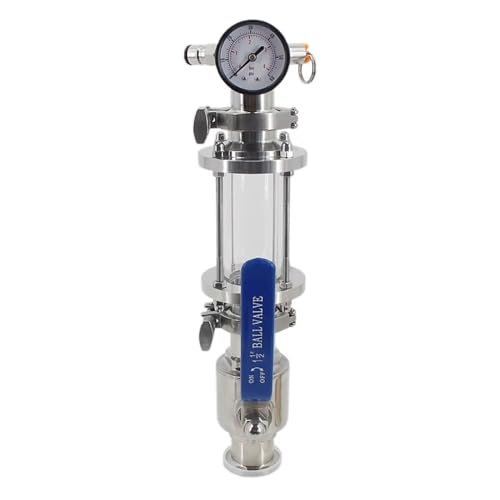 Homebrew 1.5″ TC Dry Hopper Kit — Gauge & Ball-Lock