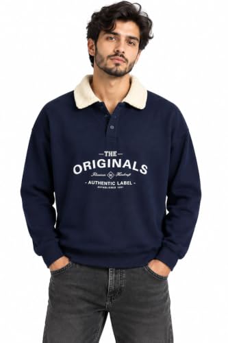 Image of Trillion Regular Fit Printed Sweatshirt for Men