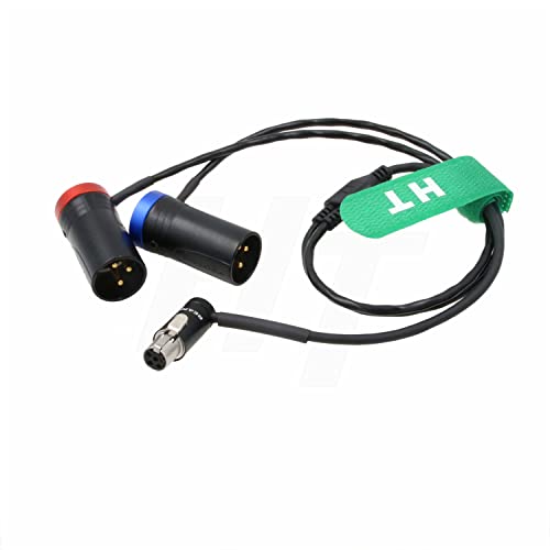 Câble audio en Y pour Sennheiser Zaxcom Lectrosonics SRc5P récepteur TA5F XLR3M 50cm