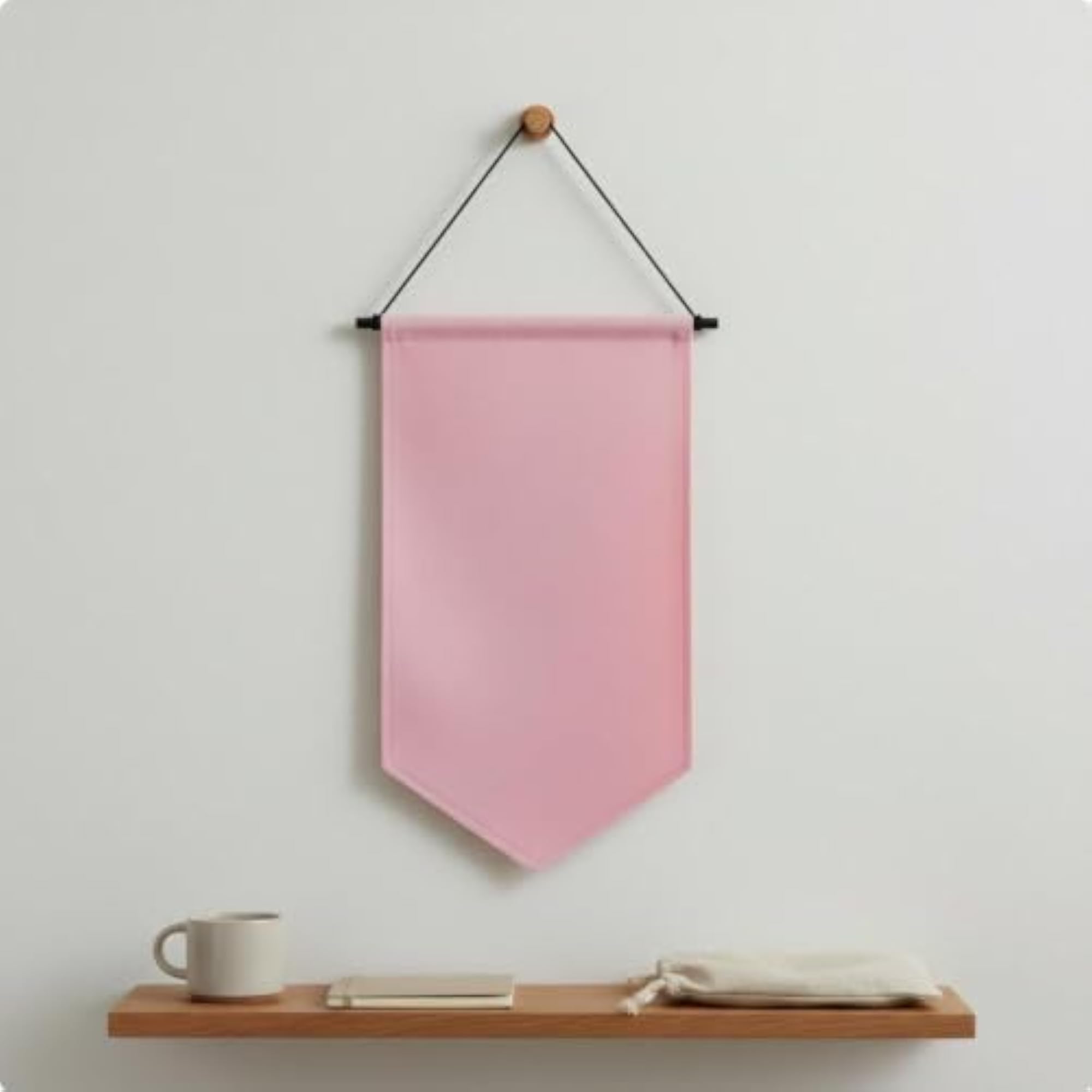 Pin Display Pennant, Decorative Storage for Enamel Pins