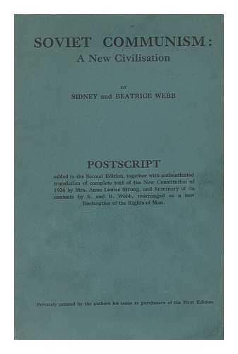 SOVIET COMMUNISM: A NEW CIVILISATION ... SECOND EDITION
